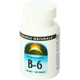 Source Naturals Vitamin B-6 100 mg 100 tabs