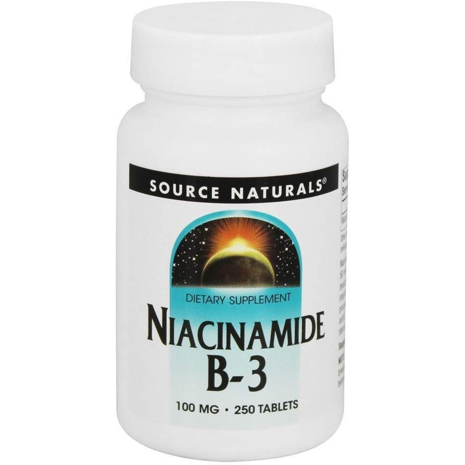 Source Naturals Niacinamide B-3 100 mg 250 tabs - зображення 1