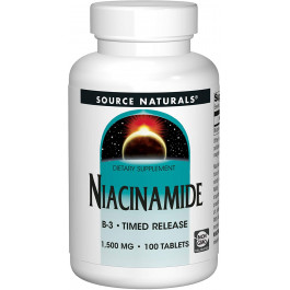   Source Naturals Niacinamide B-3 1500 mg 100 tabs