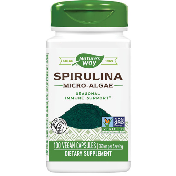 Nature's Way Spirulina 100 caps - зображення 1