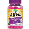 Nature's Way Alive! Hair, Skin & Nails Gummies 60 tabs Strawberry - зображення 2