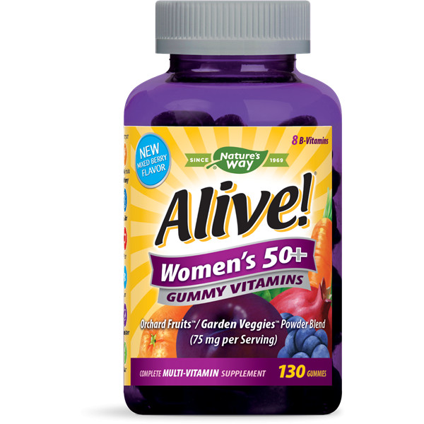 Nature's Way Alive! Women's 50+ Gummy Vitamins 130 tabs - зображення 1