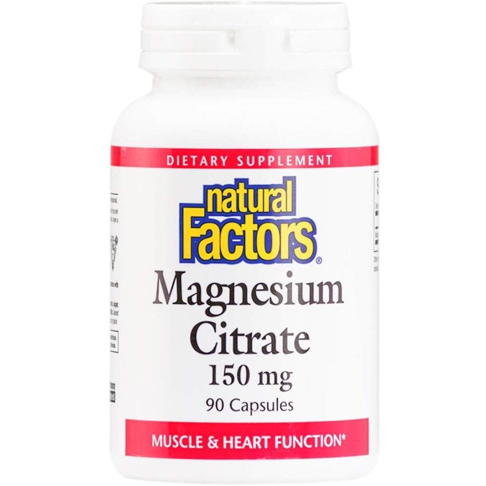 Natural Factors Magnesium Citrate 150 mg 90 caps - зображення 1