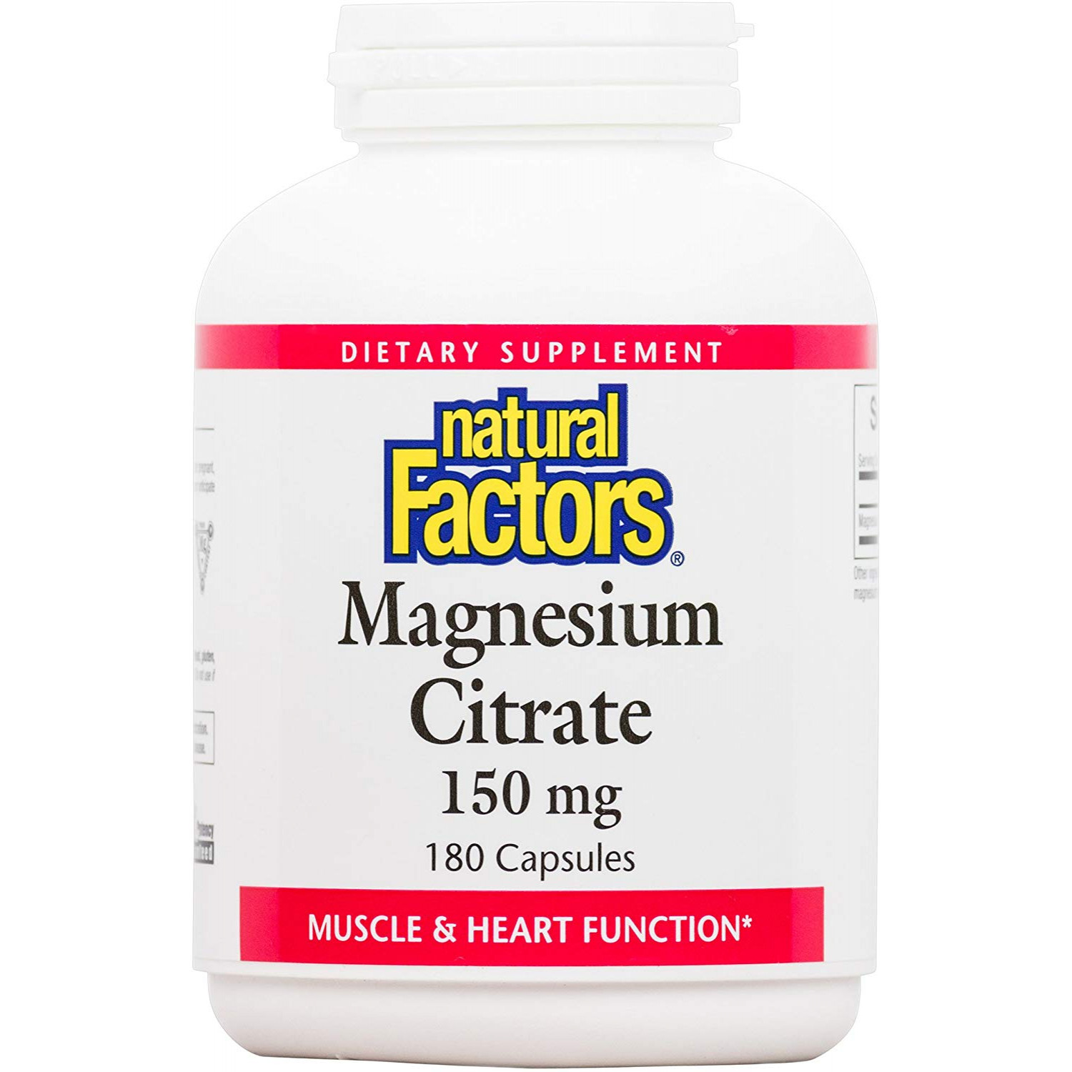 Natural Factors Magnesium Citrate 150 mg 180 caps - зображення 1