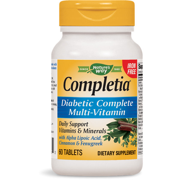 Nature's Way Completia Diabetic Multi-Vitamin 60 tabs - зображення 1