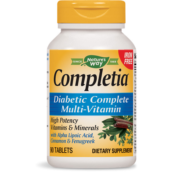 Nature's Way Completia Diabetic Multi-Vitamin 90 tabs - зображення 1