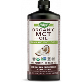   Nature's Way 100% Organic MCT Oil 887 ml /59 servings/ Unflavored