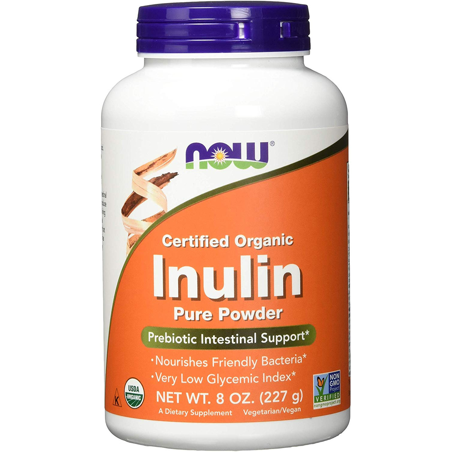 Now Inulin Pure Powder 227 g /81 servings/ Pure - зображення 1