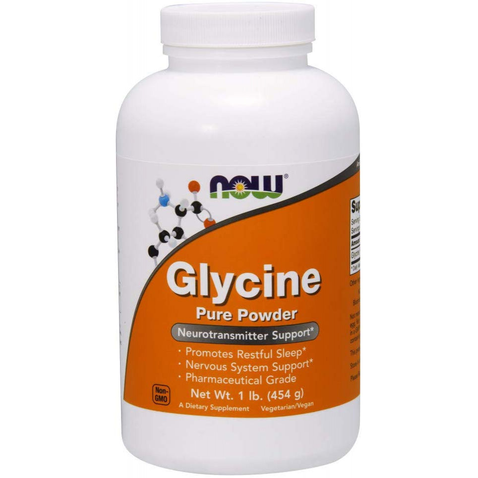Now Glycine Pure Powder 454 g /151 servings/ Pure - зображення 1