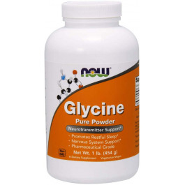 Now Glycine Pure Powder 454 g /151 servings/ Pure