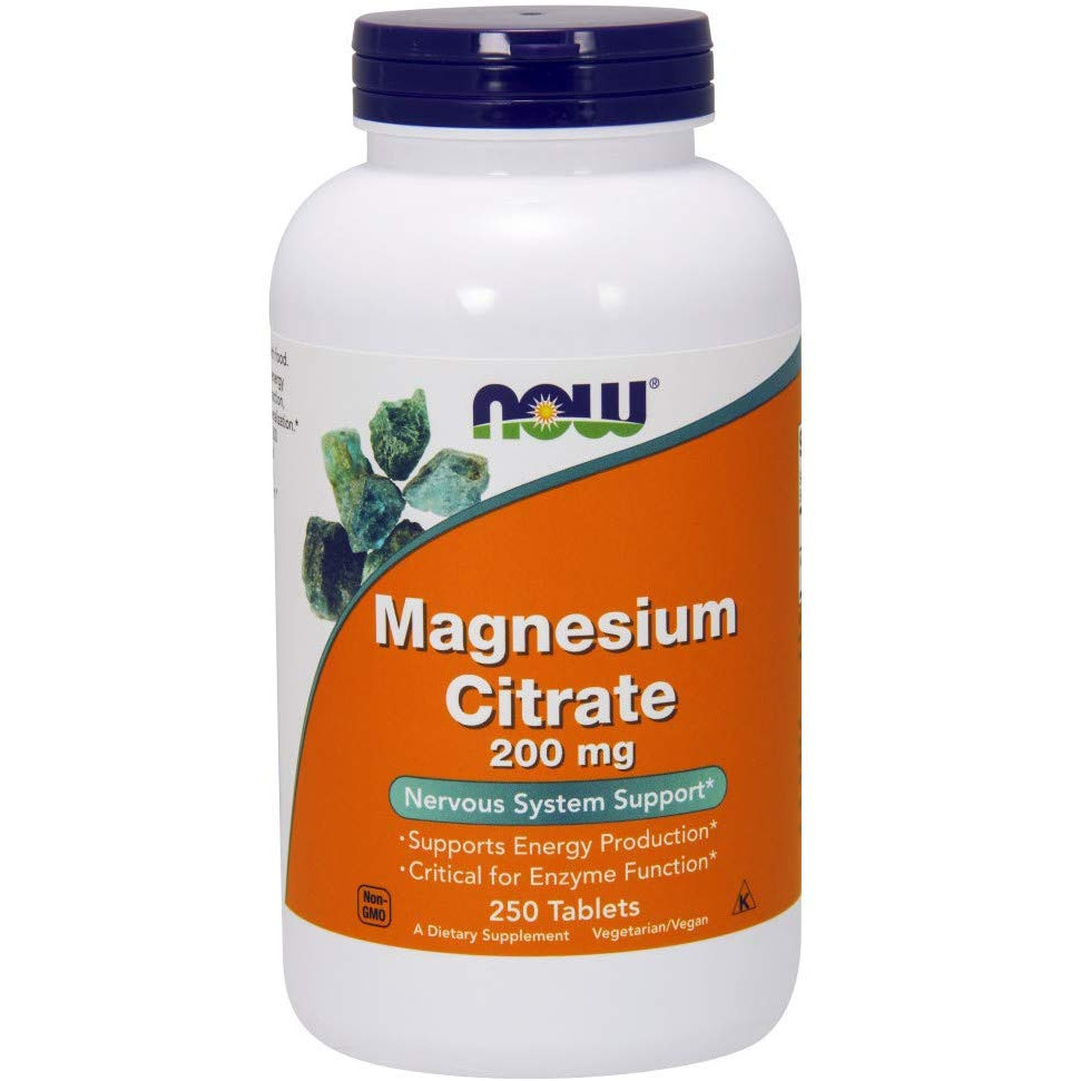 Now Magnesium Citrate 200 mg 250 tabs - зображення 1