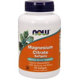 Now Magnesium Citrate 90 caps