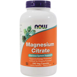 Now Magnesium Citrate 240 caps
