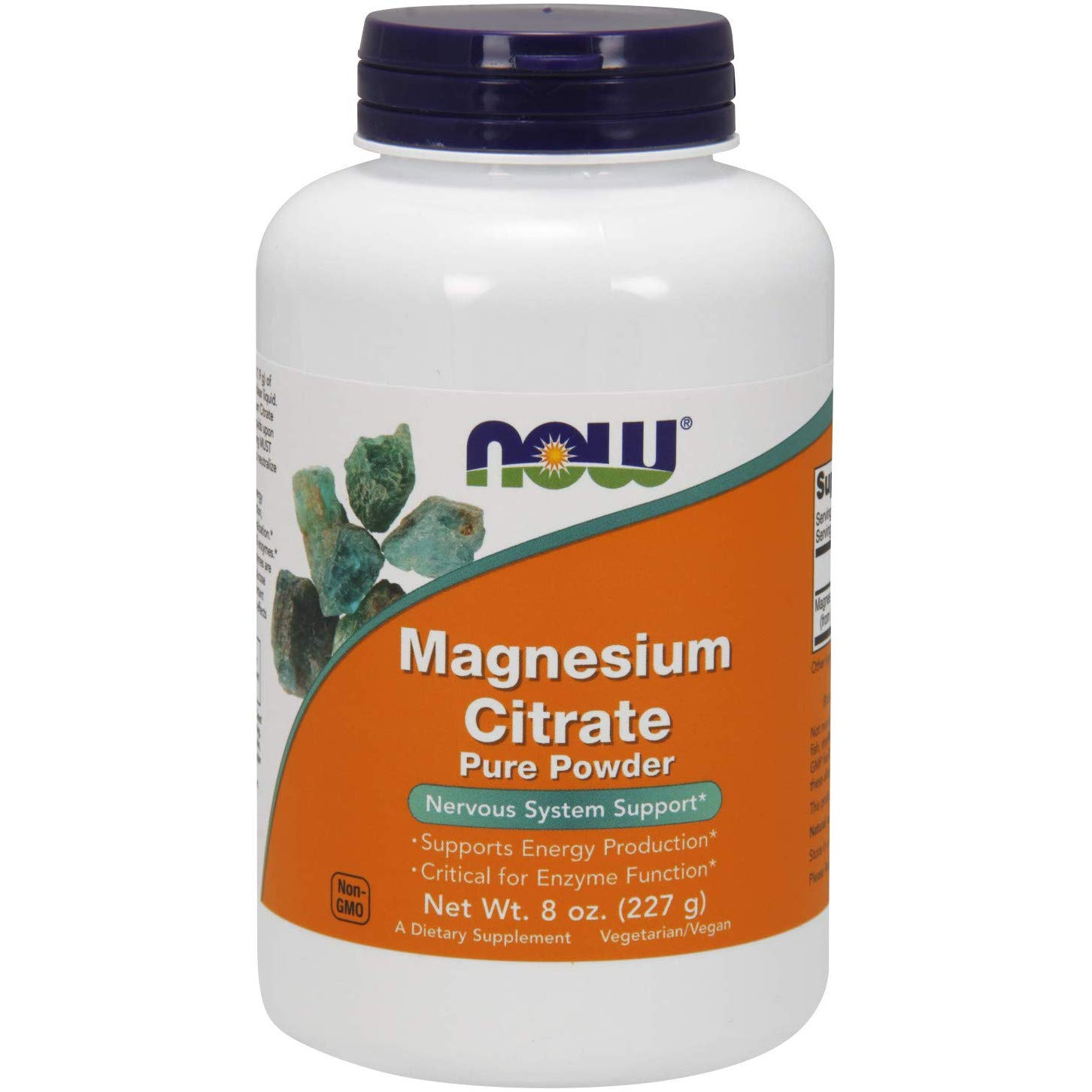 Now Magnesium Citrate Pure Powder 227 g /76 servings/ Pure - зображення 1
