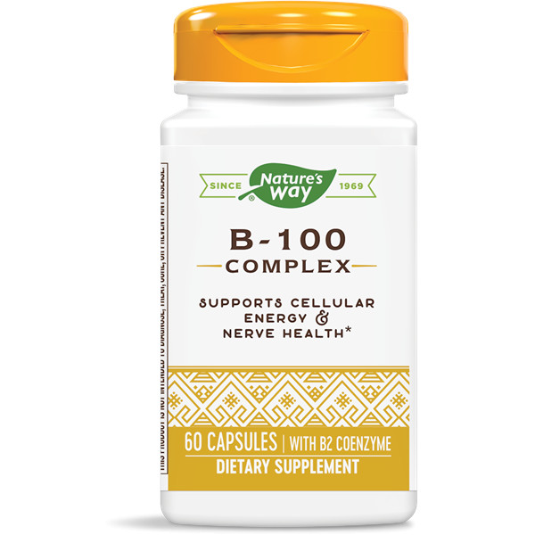 Nature's Way Vitamin B-100 Complex 60 caps - зображення 1