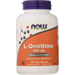 Now L-Ornithine 500 mg 120 caps
