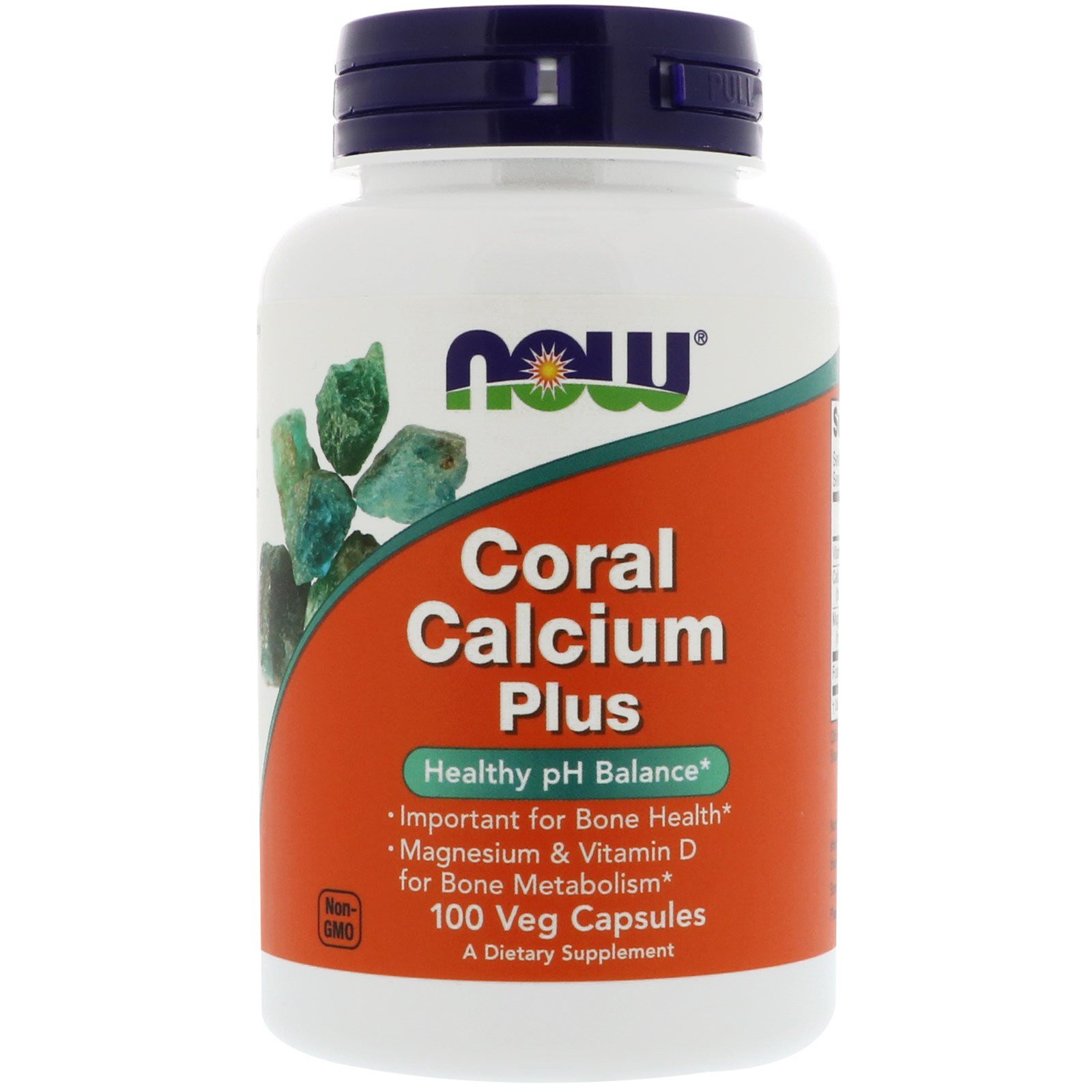 Now Coral Calcium Plus 100 caps - зображення 1