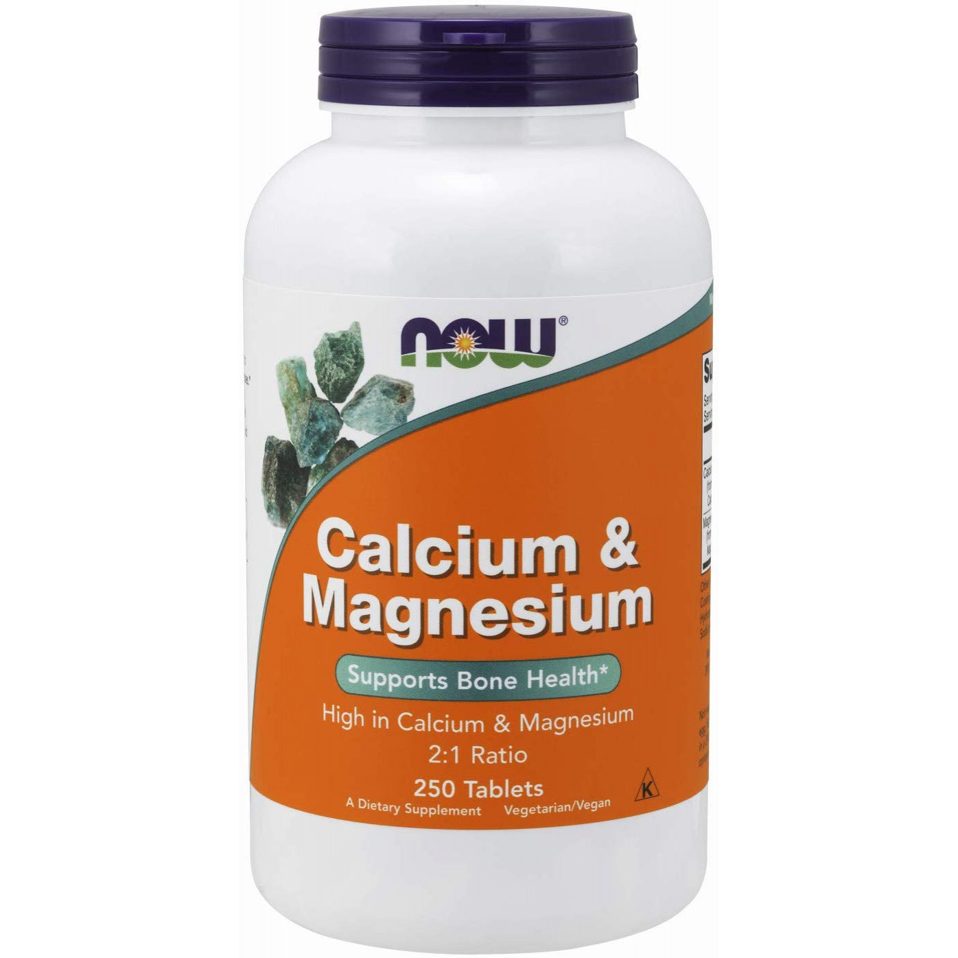 Now Calcium & Magnesium 2:1 Ratio 250 tabs - зображення 1