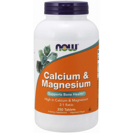 Now Calcium & Magnesium 2:1 Ratio 250 tabs