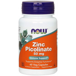 Now Zinc Picolinate 50 mg 60 caps