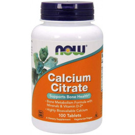 Now Calcium Citrate 100 tabs