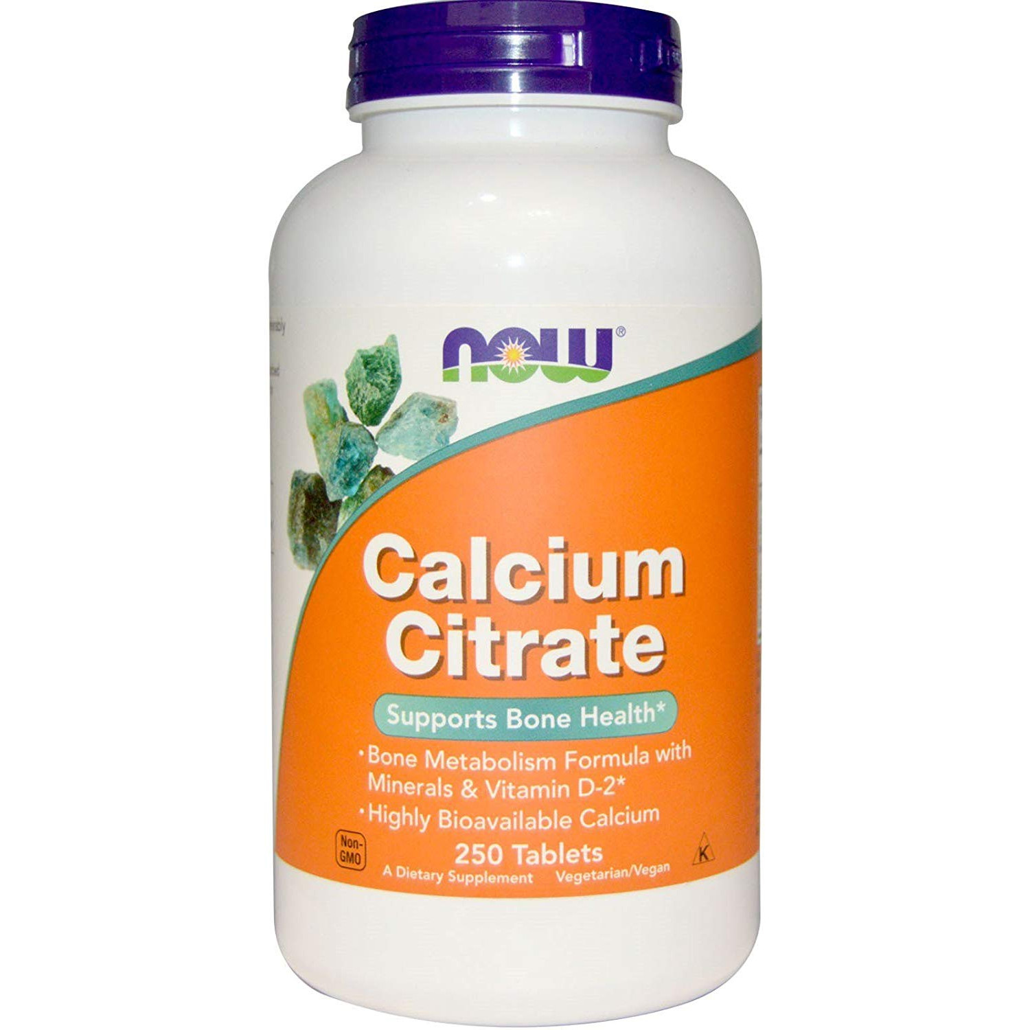 Now Calcium Citrate 250 tabs - зображення 1