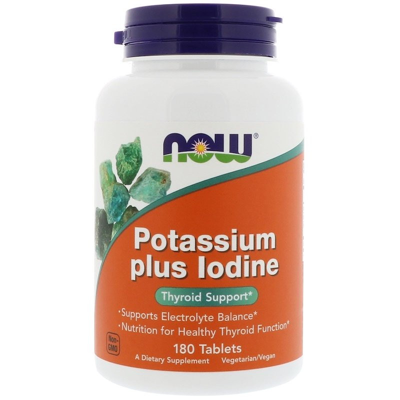 Now Potassium Plus Iodine 180 tabs - зображення 1