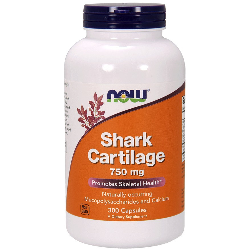 Now Shark Cartilage 750 mg 300 caps - зображення 1