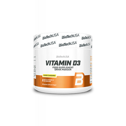 BiotechUSA Vitamin D3 150 g /30 servings/ Lemon - зображення 1
