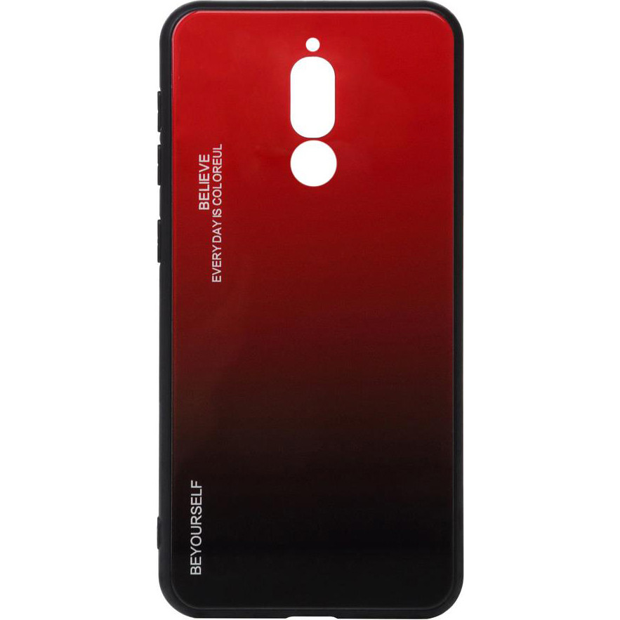 BeCover Панель Gradient Glass для Xiaomi Redmi 8 Red-Black (704438) - зображення 1