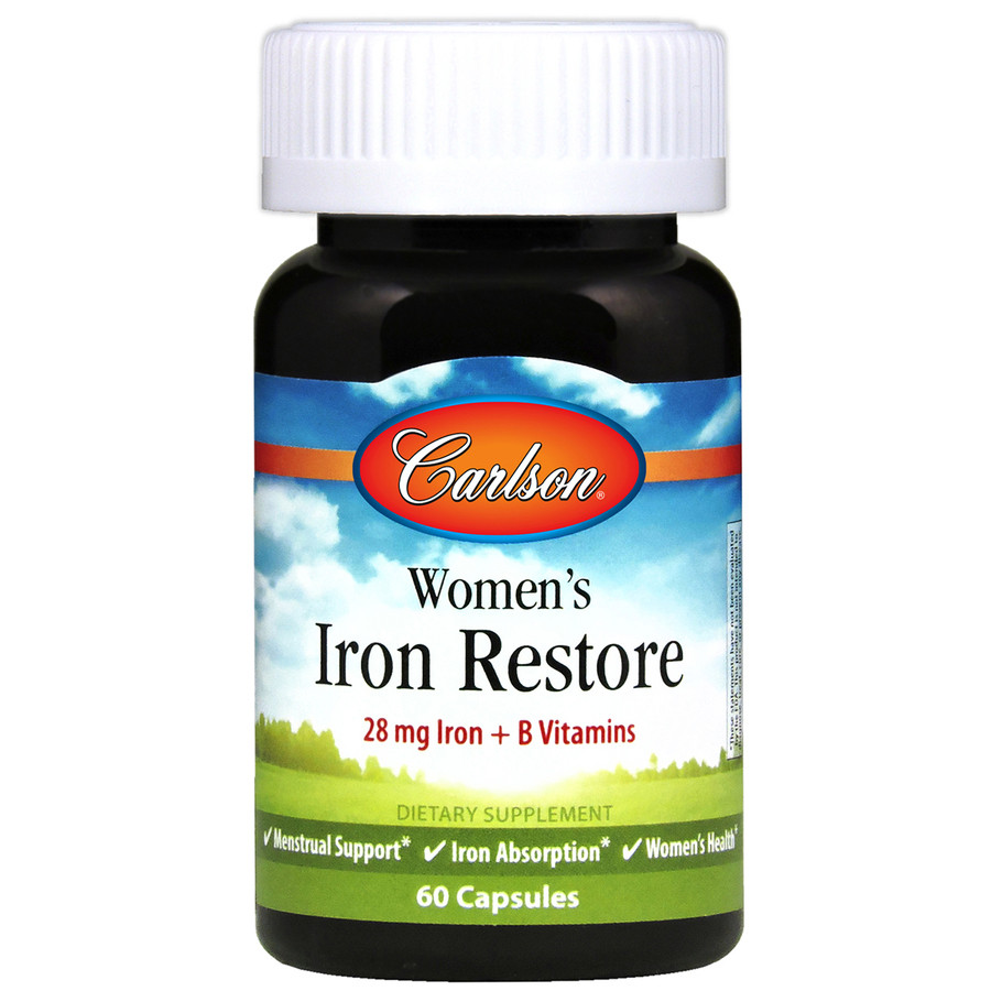 Carlson Labs Women's Iron Restore 60 caps - зображення 1