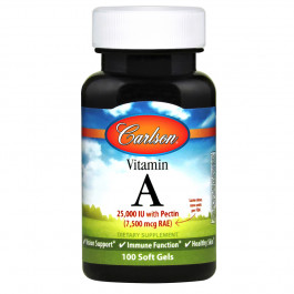   Carlson Labs Vitamin A with Pectin 25,000 IU 100 caps