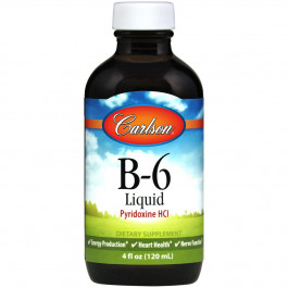 Carlson Labs Vitamin B-6 Liquid 120 ml /48 servings/ Unflavored