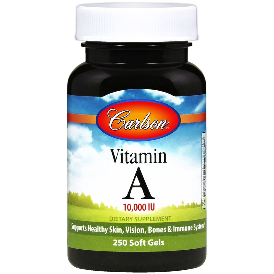 Carlson Labs Vitamin A 10,000 IU /3,000 mcg/ 250 caps - зображення 1