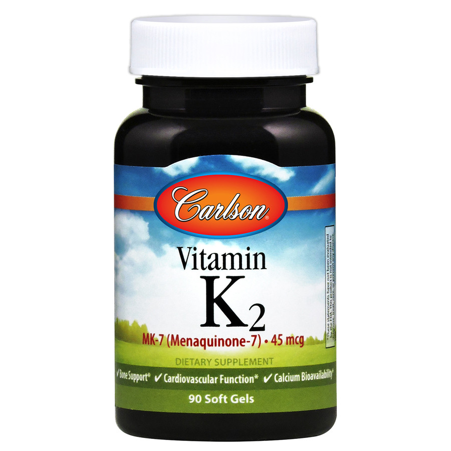 Carlson Labs Vitamin K2 /MK-7/ 45 mcg 90 caps - зображення 1