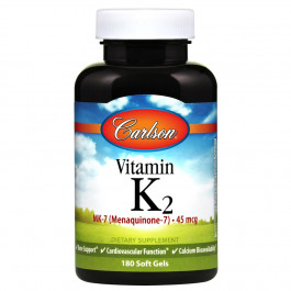 Carlson Labs Vitamin K2 /MK-7/ 45 mcg 180 caps