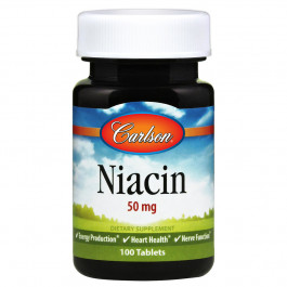 Carlson Labs Niacin 50 mg 100 tabs