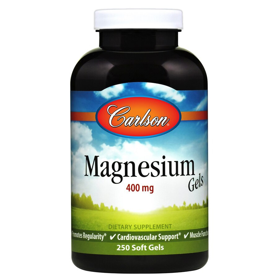 Carlson Labs Magnesium Gels 400 mg 250 caps - зображення 1