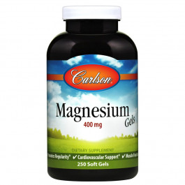   Carlson Labs Magnesium Gels 400 mg 250 caps