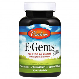 Carlson Labs E-Gems Elite 400 IU /268 mg/ 120 caps