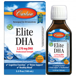 Carlson Labs Elite DHA Liquid 100 ml /20 servings/ Orange