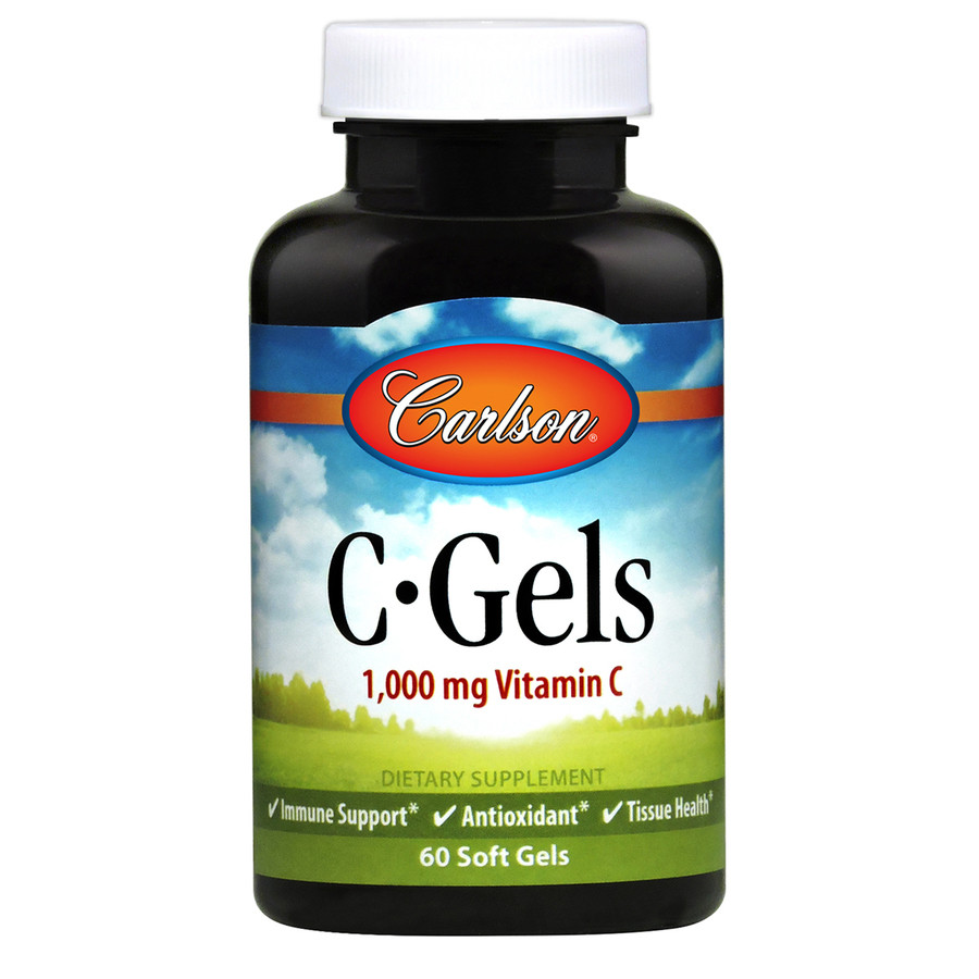 Carlson Labs C-Gels 1000 mg /Vitamin C/ 60 caps - зображення 1