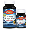 Carlson Labs Maximum Omega Minis 1,000 mg 80 caps /60+20 caps/ Lemon - зображення 1