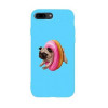 TOTO Matt TPU 2mm Print Case iPhone 7 Plus/8 Plus Donat Sky Blue - зображення 1