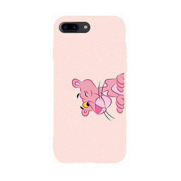 TOTO Matt TPU 2mm Print Case iPhone 7 Plus/8 Plus Pantera Sand Pink - зображення 1