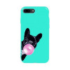 TOTO Pure TPU 2mm Print Case iPhone 7 Plus/8 Plus Bubbledog Mint - зображення 1