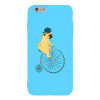 TOTO Matt TPU 2mm Print Case iPhone 6/6s Dog Cycle Blue - зображення 1