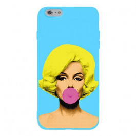 TOTO Matt TPU 2mm Print Case iPhone 6/6s Marilyn Monroe Blue
