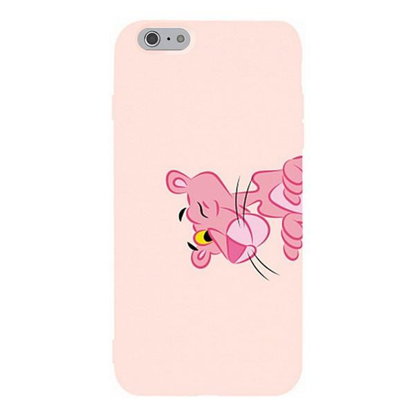 TOTO Matt TPU 2mm Print Case iPhone 6/6s Pantera Pink - зображення 1