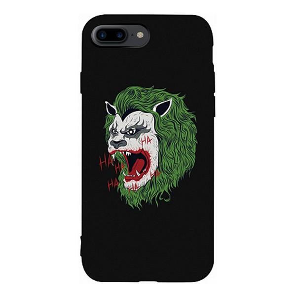 TOTO Matt TPU 2mm Print Case iPhone 7 Plus/8 Plus Lion Black - зображення 1